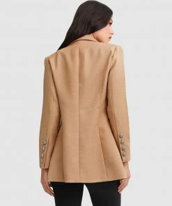 Belle & Bloom Princess Polina Textured Weave Blazer Camel -Deals The Style Setters Store http3A2F2Fstatic.theiconic.com .au2Fp2Fbelle bloom 0399 6482911 4