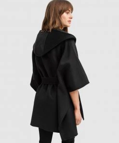 Belle & Bloom Jackson Landing Wool Blend Cape Coat Black -Deals The Style Setters Store http3A2F2Fstatic.theiconic.com .au2Fp2Fbelle bloom 0703 0737921 4
