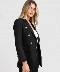 Belle & Bloom Princess Polina Textured Weave Blazer Black -Deals The Style Setters Store http3A2F2Fstatic.theiconic.com .au2Fp2Fbelle bloom 0804 682179 2