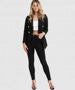 Belle & Bloom Princess Polina Textured Weave Blazer Black -Deals The Style Setters Store http3A2F2Fstatic.theiconic.com .au2Fp2Fbelle bloom 0809 682179 4