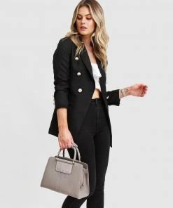 Belle & Bloom Princess Polina Textured Weave Blazer Black -Deals The Style Setters Store http3A2F2Fstatic.theiconic.com .au2Fp2Fbelle bloom 0812 682179 5