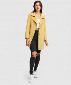 Belle & Bloom Ex-Boyfriend Wool Blend Oversized Coat Maize -Deals The Style Setters Store http3A2F2Fstatic.theiconic.com .au2Fp2Fbelle bloom 1474 1918111 4