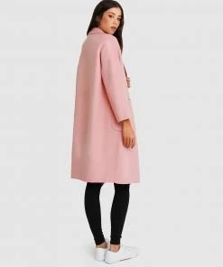 Belle & Bloom Publisher Double-Breasted Wool Blend Coat Pink -Deals The Style Setters Store http3A2F2Fstatic.theiconic.com .au2Fp2Fbelle bloom 1874 4629111 3