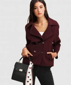 Belle & Bloom I'm Yours Wool Blend Peacoat Burgundy -Deals The Style Setters Store http3A2F2Fstatic.theiconic.com .au2Fp2Fbelle bloom 1900 1164011 5
