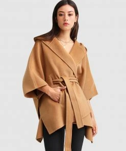 Belle & Bloom Jackson Landing Wool Blend Cape Coat Dark Camel -Deals The Style Setters Store http3A2F2Fstatic.theiconic.com .au2Fp2Fbelle bloom 2085 3272211 5