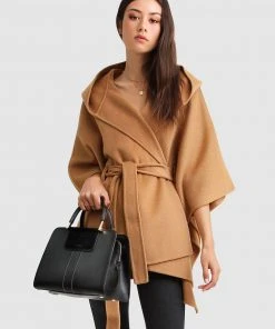 Belle & Bloom Jackson Landing Wool Blend Cape Coat Dark Camel -Deals The Style Setters Store http3A2F2Fstatic.theiconic.com .au2Fp2Fbelle bloom 2089 3272211 6