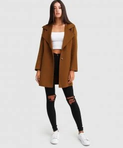 Belle & Bloom Ex-Boyfriend Wool Blend Oversized Coat Dark Camel -Deals The Style Setters Store http3A2F2Fstatic.theiconic.com .au2Fp2Fbelle bloom 2156 3781901 4