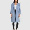 Belle & Bloom Aussie Sky Double-Breasted Wool Coat
