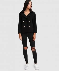 Belle & Bloom I'm Yours Wool Blend Peacoat Black -Deals The Style Setters Store http3A2F2Fstatic.theiconic.com .au2Fp2Fbelle bloom 3123 4182901 4