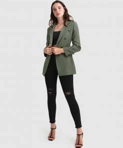 Belle & Bloom Princess Polina Textured Weave Blazer Military -Deals The Style Setters Store http3A2F2Fstatic.theiconic.com .au2Fp2Fbelle bloom 3320 3543321 4