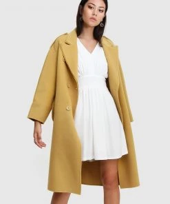 Belle & Bloom Aussie Sky Double-Breasted Wool Coat Saffron -Deals The Style Setters Store http3A2F2Fstatic.theiconic.com .au2Fp2Fbelle bloom 3398 2572901 4