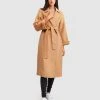Belle & Bloom Stay Wild Oversized Wool Coat Camel