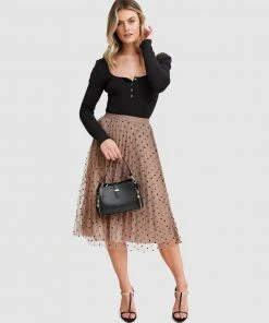 Belle & Bloom Mixed Feelings Reversible Skirt Mushroom -Deals The Style Setters Store http3A2F2Fstatic.theiconic.com .au2Fp2Fbelle bloom 3935 345779 3