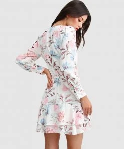 Belle & Bloom A Night With You Mini Wrap Dress Cream -Deals The Style Setters Store http3A2F2Fstatic.theiconic.com .au2Fp2Fbelle bloom 4239 3983911 3