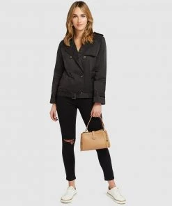 Belle & Bloom Cool Nights Cropped Trench Coat Black -Deals The Style Setters Store http3A2F2Fstatic.theiconic.com .au2Fp2Fbelle bloom 4759 5205531 6
