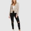 Belle & Bloom Better Off Military Peacoat Sand