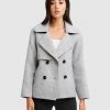Belle & Bloom I'm Yours Wool Blend Peacoat Grey
