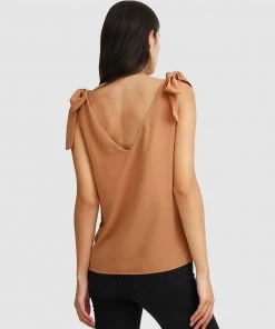 Belle & Bloom Feel For You V-Neck Top Camel -Deals The Style Setters Store http3A2F2Fstatic.theiconic.com .au2Fp2Fbelle bloom 5087 4343811 3