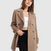 Belle & Bloom Liberty Sherpa Collar Wool Blend Coat