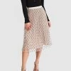Belle & Bloom Mixed Feelings Reversible Skirt Beige