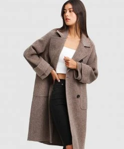 Belle & Bloom Rumour Has It Oversized Wool Blend Coat Walnut -Deals The Style Setters Store http3A2F2Fstatic.theiconic.com .au2Fp2Fbelle bloom 5916 2429011 5