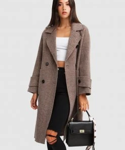 Belle & Bloom Rumour Has It Oversized Wool Blend Coat Walnut -Deals The Style Setters Store http3A2F2Fstatic.theiconic.com .au2Fp2Fbelle bloom 5922 2429011 6
