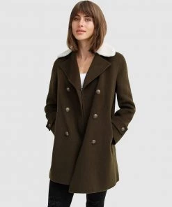 Belle & Bloom Liberty Sherpa Collar Wool Blend Coat Military -Deals The Style Setters Store http3A2F2Fstatic.theiconic.com .au2Fp2Fbelle bloom 6538 7430721 6