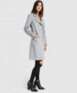 Belle & Bloom Last Chance Wool Blend Moto Coat Grey Marl -Deals The Style Setters Store http3A2F2Fstatic.theiconic.com .au2Fp2Fbelle bloom 6919 2417821 2