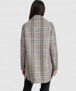 Belle & Bloom Ex-Boyfriend Wool Blend Oversized Coat Oat Plaid -Deals The Style Setters Store http3A2F2Fstatic.theiconic.com .au2Fp2Fbelle bloom 7071 4215921 3