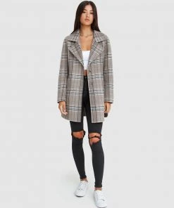 Belle & Bloom Ex-Boyfriend Wool Blend Oversized Coat Oat Plaid -Deals The Style Setters Store http3A2F2Fstatic.theiconic.com .au2Fp2Fbelle bloom 7073 4215921 4