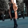 Belle & Bloom Last Chance Wool Blend Moto Coat Camel