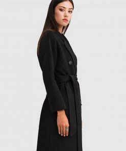 Belle & Bloom Boss Girl Double-Breasted Wool Coat Black -Deals The Style Setters Store http3A2F2Fstatic.theiconic.com .au2Fp2Fbelle bloom 7437 4677801 5