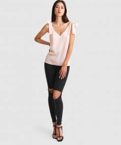Belle & Bloom Feel For You V-Neck Top Blush -Deals The Style Setters Store http3A2F2Fstatic.theiconic.com .au2Fp2Fbelle bloom 8555 6156611 4
