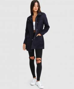 Belle & Bloom Heartbreaker Wool Blend Utility Coat Navy -Deals The Style Setters Store http3A2F2Fstatic.theiconic.com .au2Fp2Fbelle bloom 8557 9350721 5