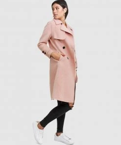 Belle & Bloom Endless Attention Wool Coat Blush Herringbone -Deals The Style Setters Store http3A2F2Fstatic.theiconic.com .au2Fp2Fbelle bloom 9307 9374201 2