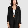 Belle & Bloom Ex-Boyfriend Wool Blend Oversized Coat Black