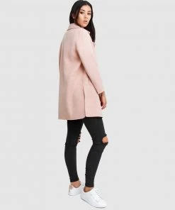 Belle & Bloom Ex-Boyfriend Wool Blend Oversized Coat Blush Herringbone -Deals The Style Setters Store http3A2F2Fstatic.theiconic.com .au2Fp2Fbelle bloom 9575 939749 4