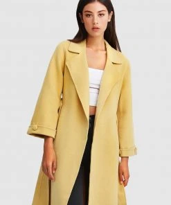 Belle & Bloom Stay Wild Oversized Wool Coat Maize -Deals The Style Setters Store http3A2F2Fstatic.theiconic.com .au2Fp2Fbelle bloom 9672 9163901 5