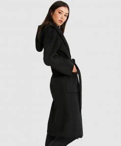 Belle & Bloom Runaway Wool Blend Robe Coat Black -Deals The Style Setters Store http3A2F2Fstatic.theiconic.com .au2Fp2Fbelle bloom 9858 3100211 4