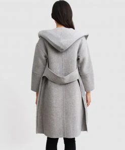 Belle & Bloom Walk This Way Wool Blend Hooded Coat Grey Herringbone -Deals The Style Setters Store http3A2F2Fstatic.theiconic.com .au2Fp2Fbelle bloom 9989 4102601 3