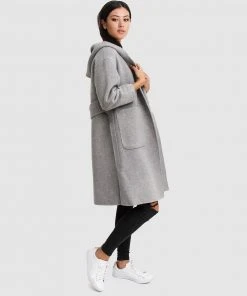 Belle & Bloom Walk This Way Wool Blend Hooded Coat Grey Herringbone -Deals The Style Setters Store http3A2F2Fstatic.theiconic.com .au2Fp2Fbelle bloom 9991 4102601 4