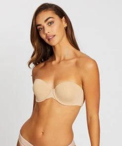 Calvin Klein Strapless Lightly Lined Bra Bare