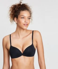 Calvin Klein Form Push-Up Plunge Bra Black