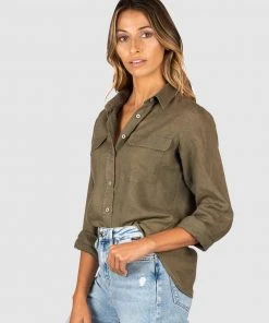 CAMIXA Lete Linen Shirt Green -Deals The Style Setters Store http3A2F2Fstatic.theiconic.com .au2Fp2Fcamixa 1496 4337121 4