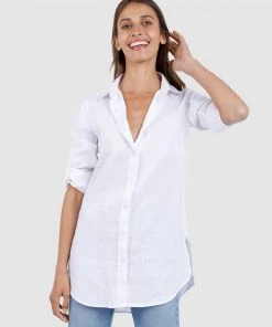 CAMIXA Gaia Long shirt Tunic White -Deals The Style Setters Store http3A2F2Fstatic.theiconic.com .au2Fp2Fcamixa 4427 3766031 4