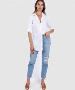 CAMIXA Gaia Long shirt Tunic White -Deals The Style Setters Store http3A2F2Fstatic.theiconic.com .au2Fp2Fcamixa 4431 3766031 6