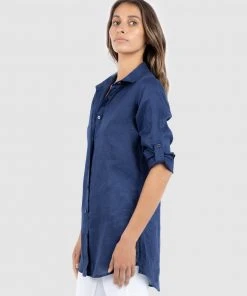 CAMIXA Gaia Long shirt Tunic Navy Blue -Deals The Style Setters Store http3A2F2Fstatic.theiconic.com .au2Fp2Fcamixa 4475 4766031 8