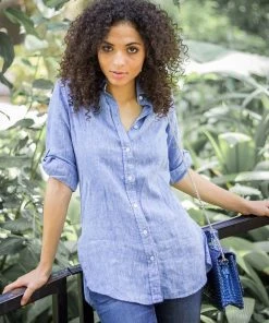 CAMIXA Gaia Long shirt Tunic Blue Melange -Deals The Style Setters Store http3A2F2Fstatic.theiconic.com .au2Fp2Fcamixa 4645 7849031 5