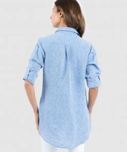 CAMIXA Gaia Long shirt Tunic Blue Melange -Deals The Style Setters Store http3A2F2Fstatic.theiconic.com .au2Fp2Fcamixa 4650 7849031 7