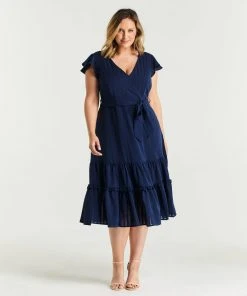 Estelle Blaze Dress Navy